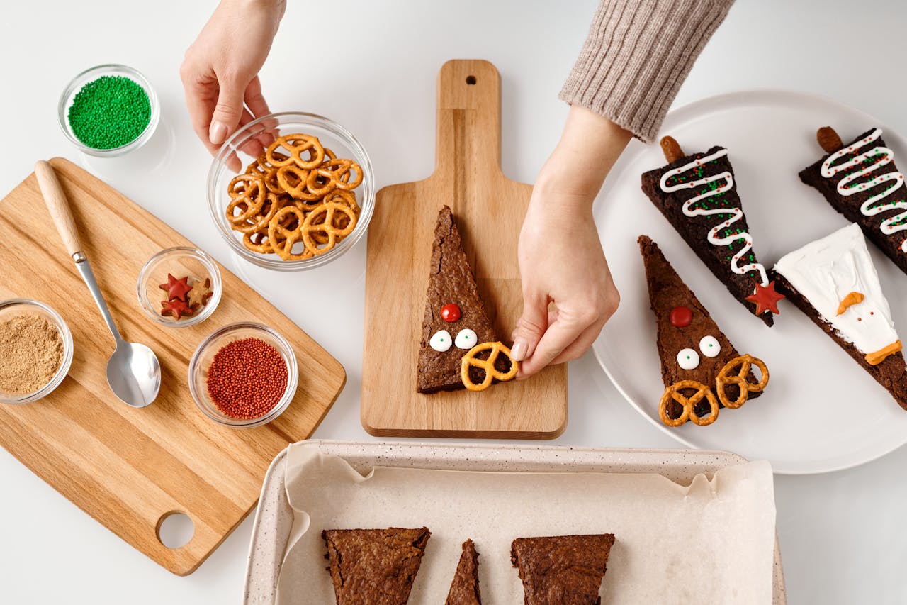 Chocolate Christmas Biscuits